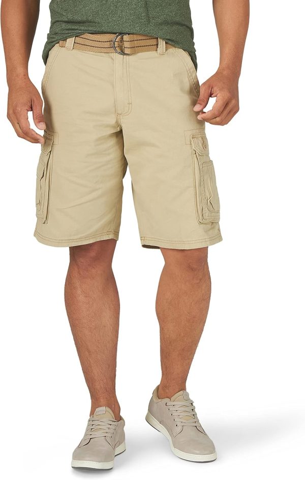 Belted Dungaree Cargo Shorts