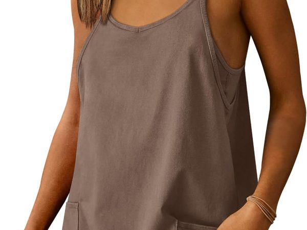 Women Athletic Dress Summer Tennis Workout Active Sports Mini Romper Dress Built in Shorts Travel Vacation Clothes